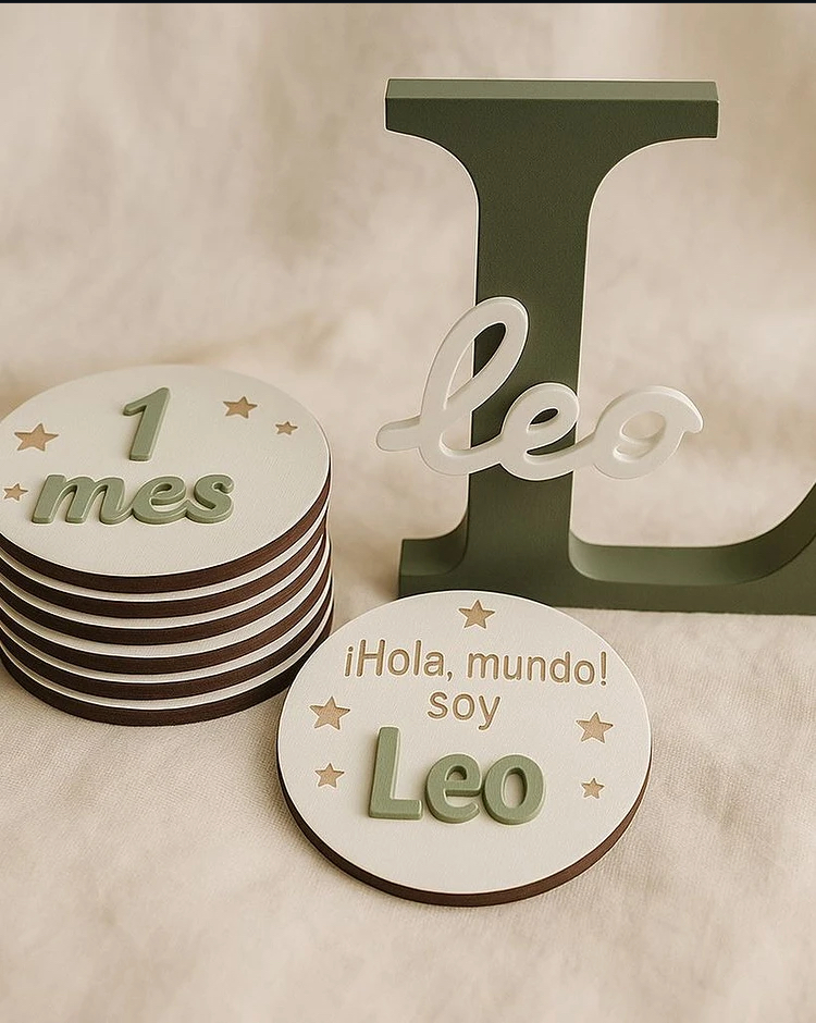 Regalos bebé personalizados en madera