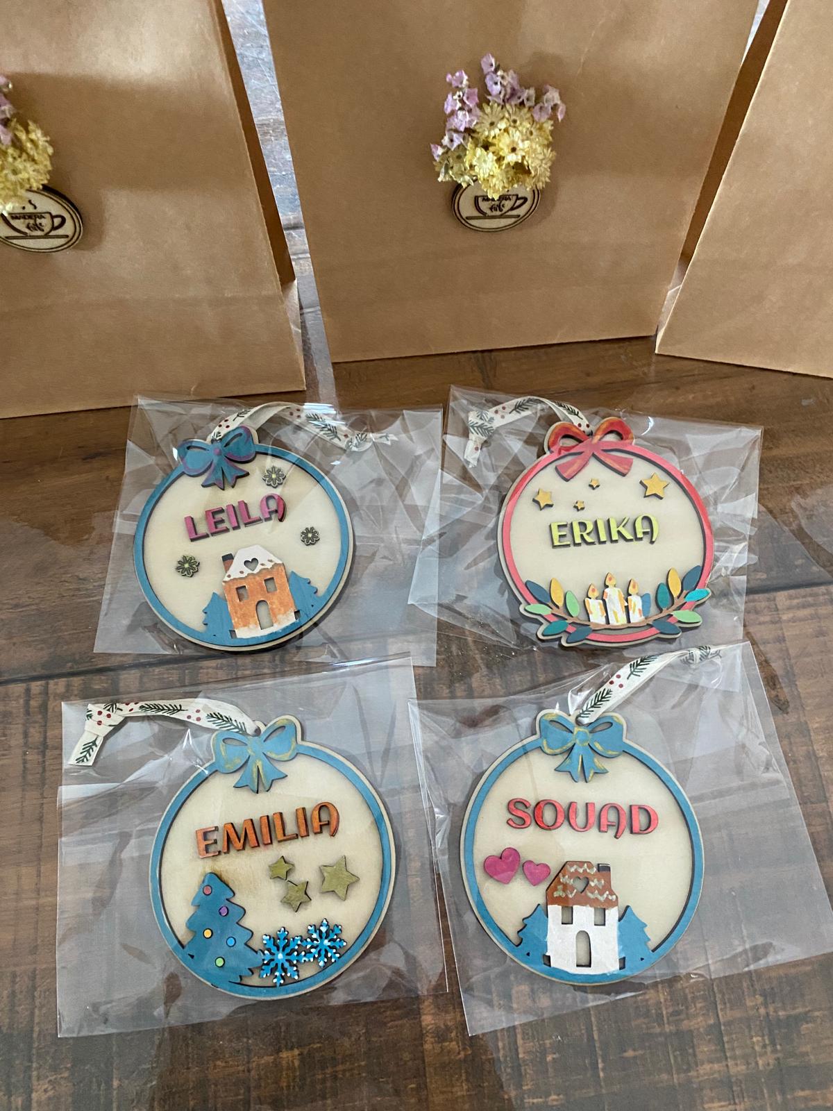 Bola de árbol personalizada con nombre