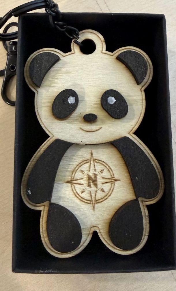 Coleccion NORTH · llaveros de personajes en madera